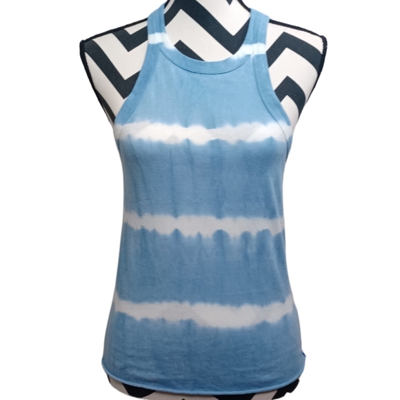 WSLY 100% Cotton Tie Dye Boho Tank Top - Picture 3 of 14
